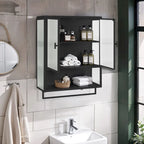 23.62Glass Doors Modern Two-door Wall Cabinet