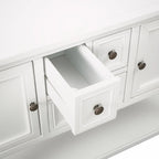 Buffet-Sideboard aus Holz mit Schubladen und unterer Ablage