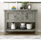 Buffet-Sideboard aus Holz mit Schubladen und unterer Ablage