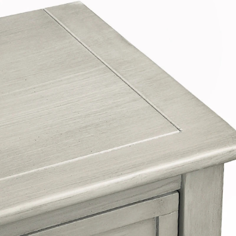 Wood Buffet Sideboard with Drawers and Bottom Shelf