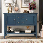 Buffet-Sideboard aus Holz mit Schubladen und unterer Ablage