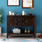 Buffet-Sideboard aus Holz mit Schubladen und unterer Ablage
