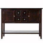 Buffet-Sideboard aus Holz mit Schubladen und unterer Ablage