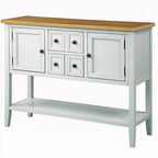 Buffet-Sideboard aus Holz mit Schubladen und unterer Ablage
