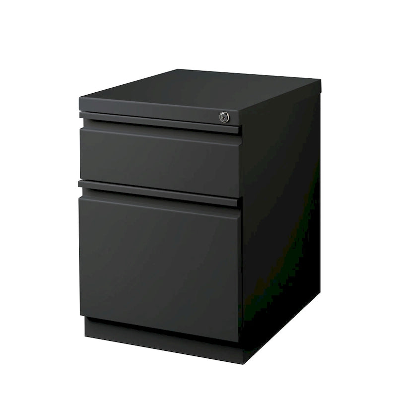 Mobile Two-Drawer Lockable Metal File Cabinet