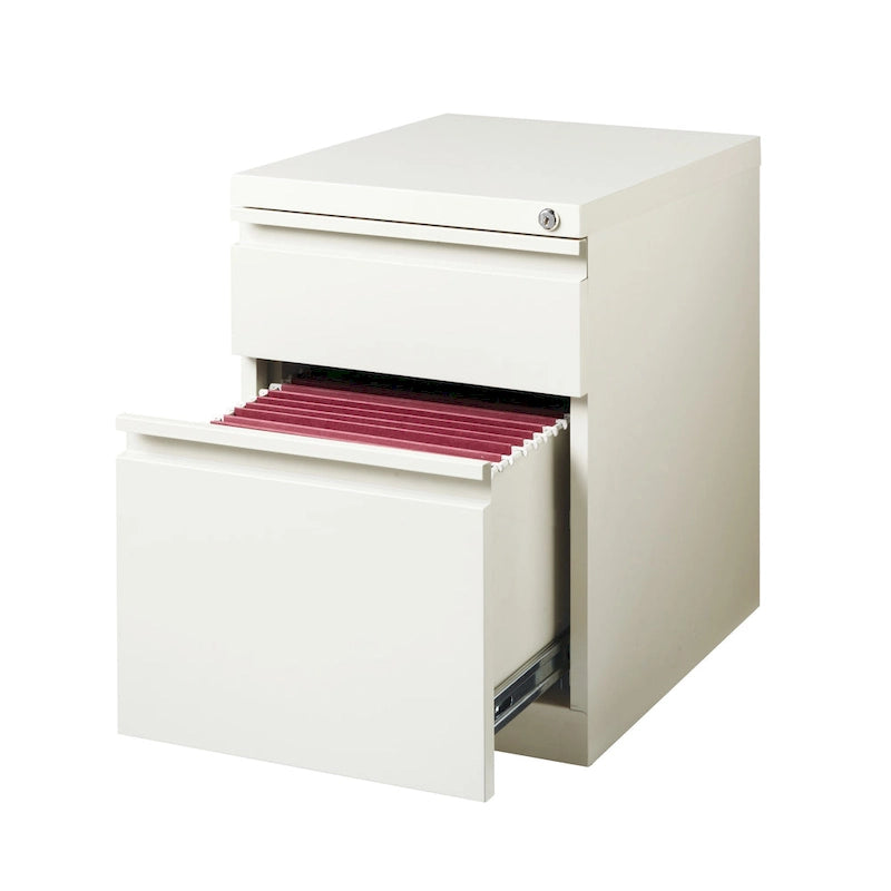 Mobile Two-Drawer Lockable Metal File Cabinet