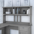 60-Inch Wood Desk Hutch with Open Storage