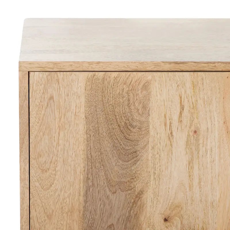 Natural Mango Wood Sideboard - 63 x 18 x 29 in