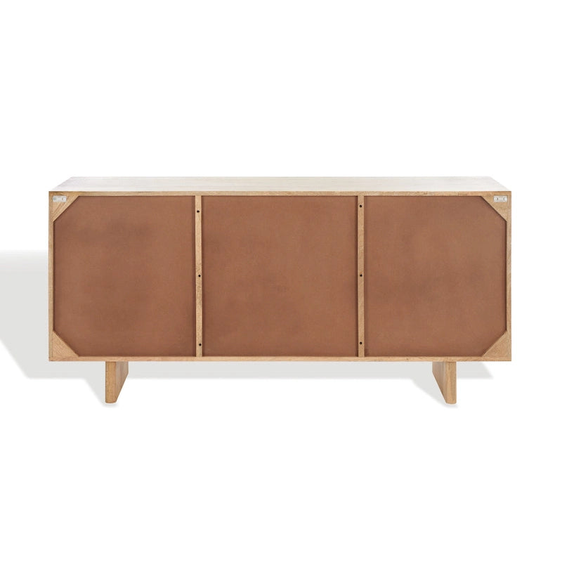 Natural Mango Wood Sideboard - 63 x 18 x 29 in