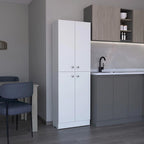 Meuble de rangement garde-manger de cuisine à 4 portes