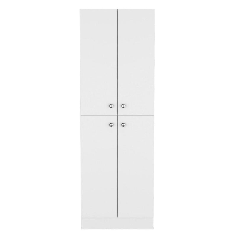 Kitchen Pantry Storage Cabinet with 4 Doors