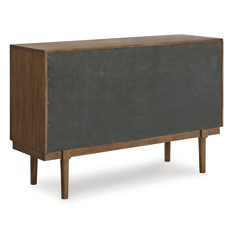 Brown Mid-Century Dining Server - 56.13 W x 18 D x 36.25 H