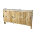 Vintage 4-Door Buffet Sideboard with Adjustable Shelves