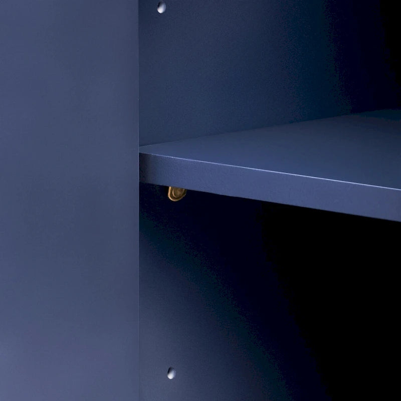 Four-Door Sideboard with Curved Corners and Adjustable Shelves