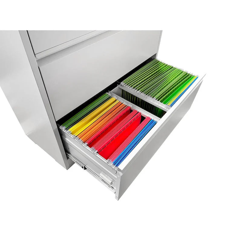 3-Drawer Steel Lateral File Cabinet with Lock
