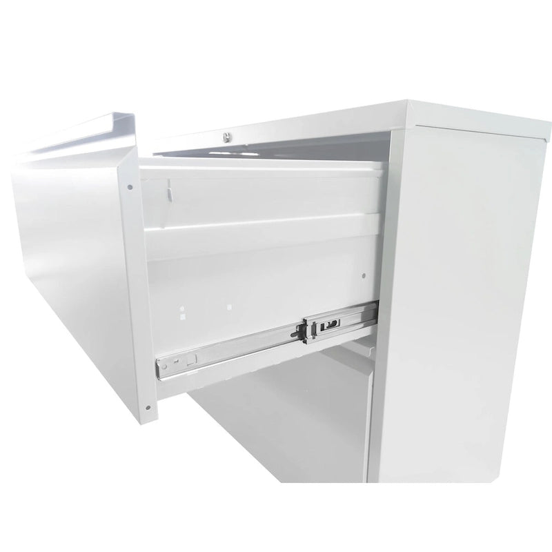 3-Drawer Steel Lateral File Cabinet with Lock