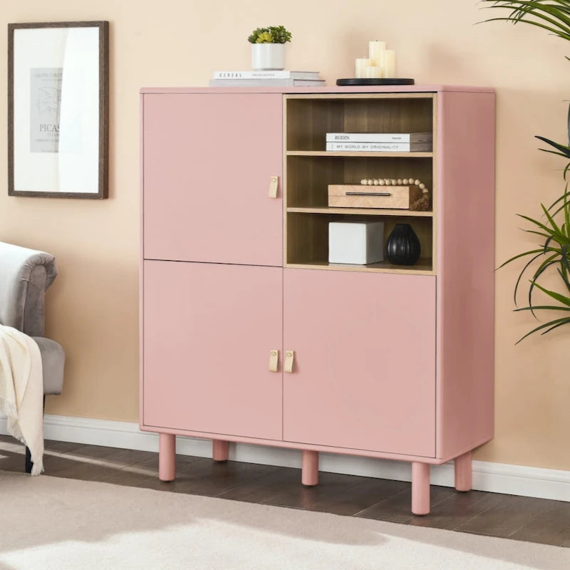Modern Wooden Storage Cabinet with Door