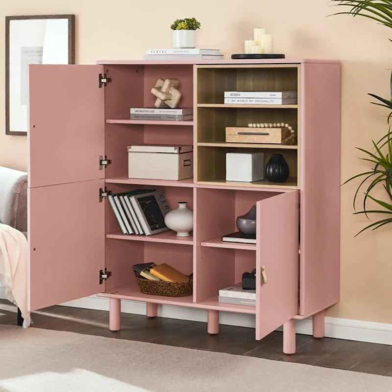 Modern Wooden Storage Cabinet with Door