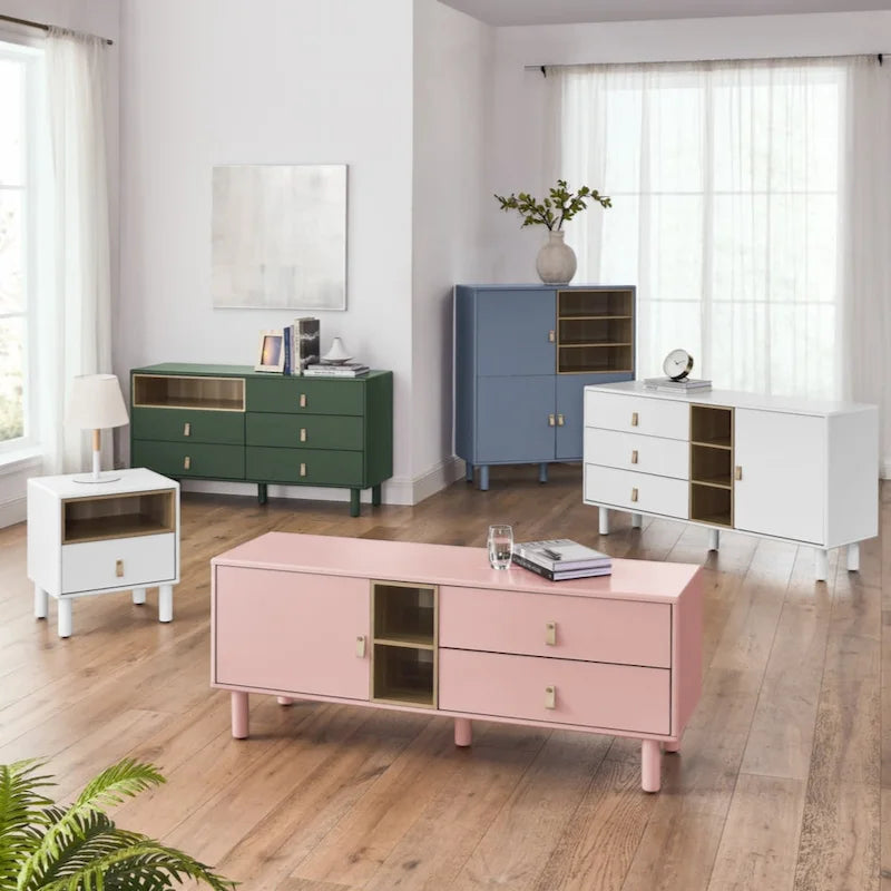 Modern Wooden Storage Cabinet with Door