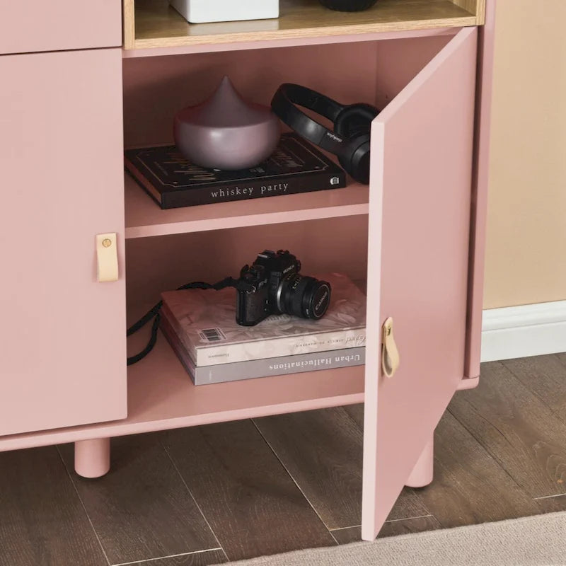 Modern Wooden Storage Cabinet with Door