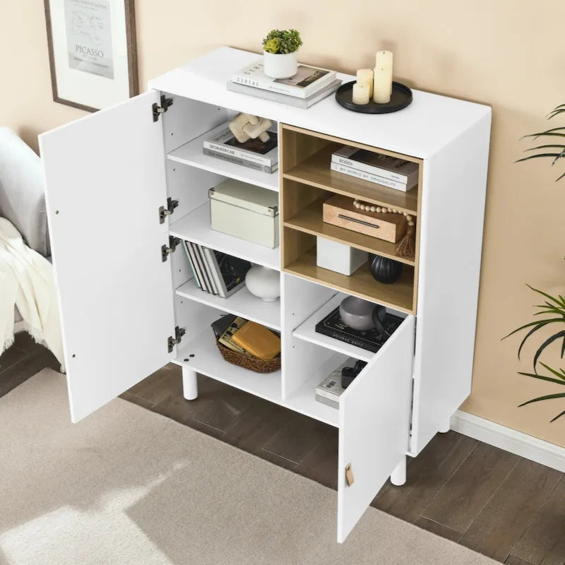 Modern Wooden Storage Cabinet with Door