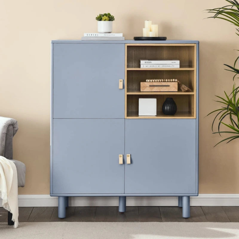 Modern Wooden Storage Cabinet with Door
