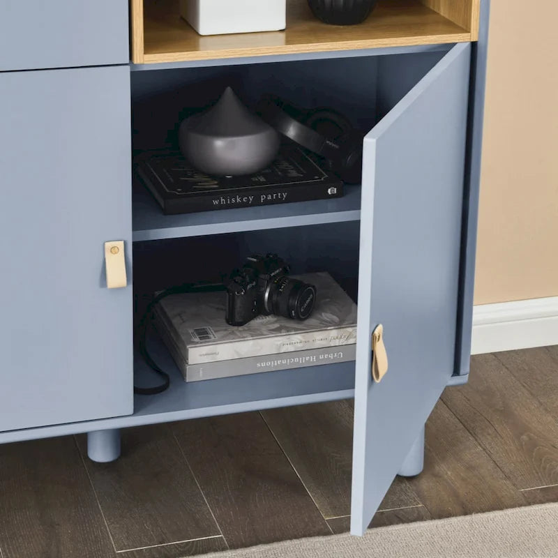 Modern Wooden Storage Cabinet with Door