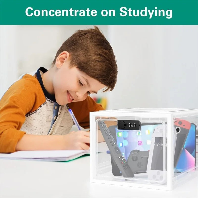 Large Combination Lock Box for Medicine and Snacks