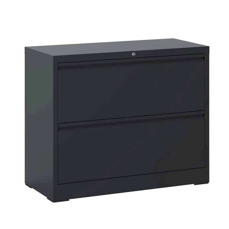Lockable 2-Drawer Metal Filing Cabinet for Home Office