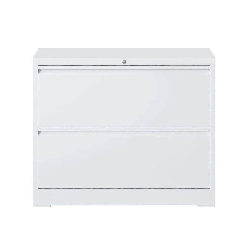Lockable 2-Drawer Metal Filing Cabinet for Home Office