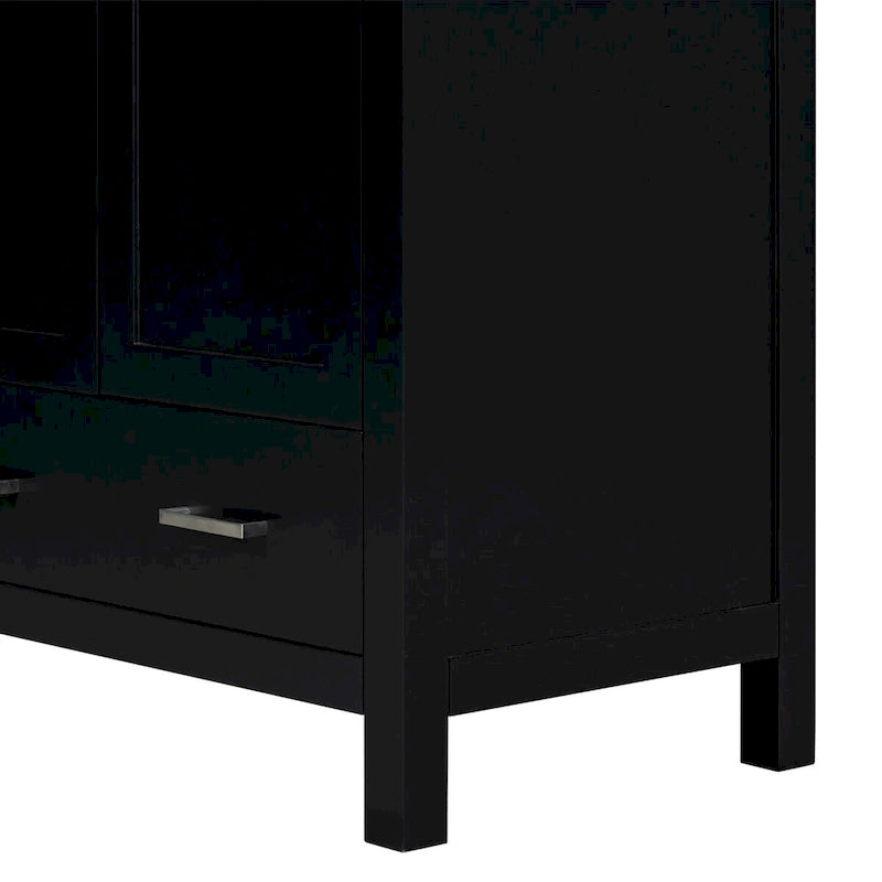 30-Inch Bathroom Vanity with Resin Sink, 2 Doors and Drawer