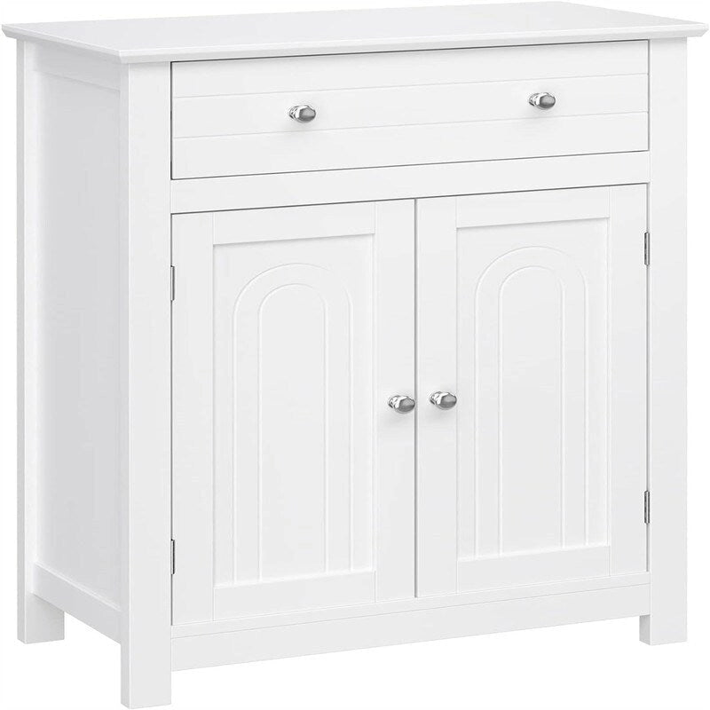Bathroom Storage Cabinet with Drawer and Adjustable Shelf