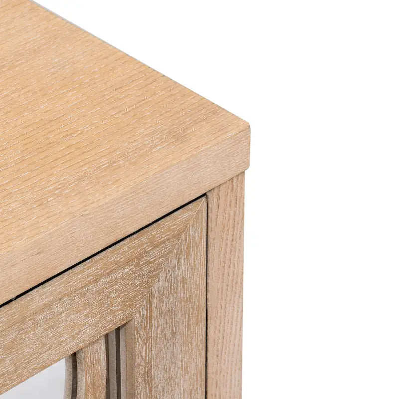 3-Door Mirrored Sideboard with Adjustable Shelves